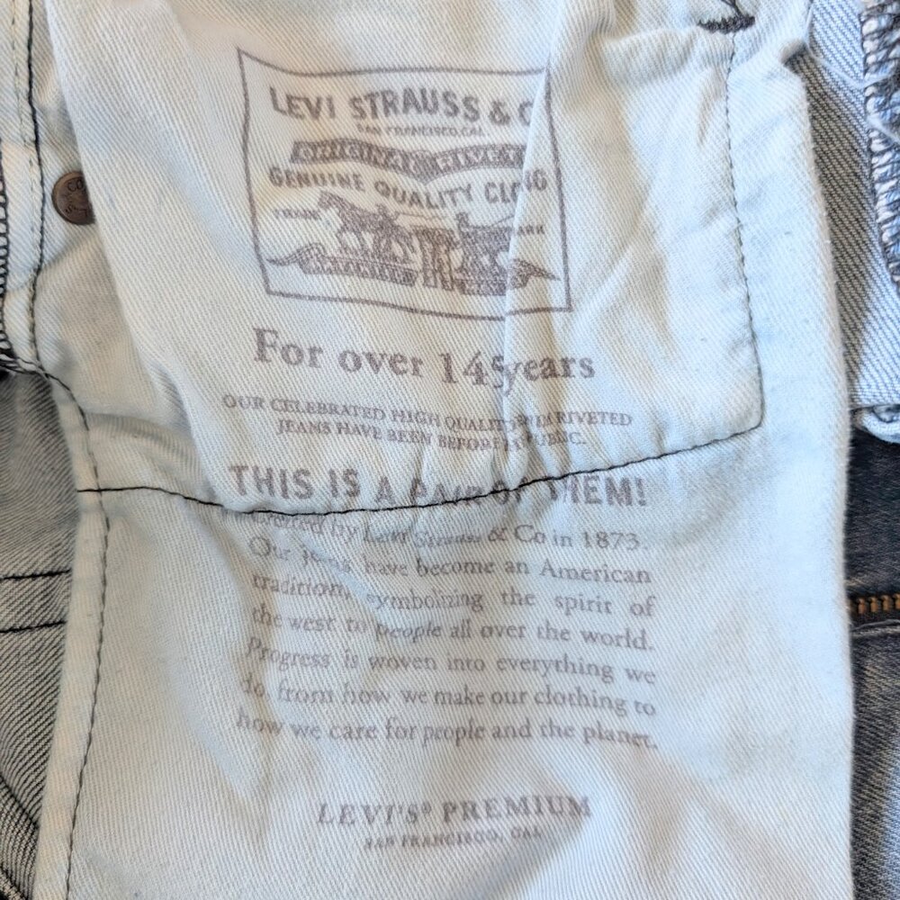 502‎ Taper Fit Levi's Flex Men's Jeans 29x30 Slim Stretch Casual Classic Denim - Picture 11 of 11